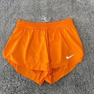 Nike Pro Elite 2" Brief-Lined Size Medium Men Orange Running Shorts DA2943-873
